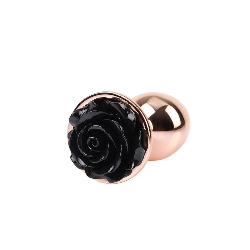 Plug Anal dorée Evil Rose Anal taille S