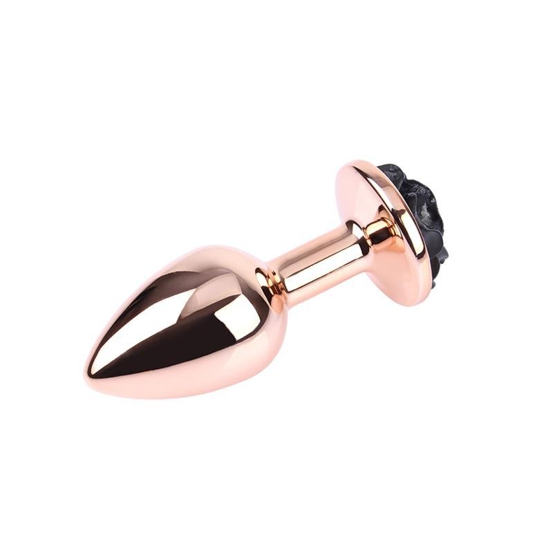 Plug Anal dorée Evil Rose Anal taille S