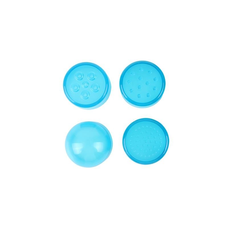 Mini Vibromasseur 3 tetes Bleu