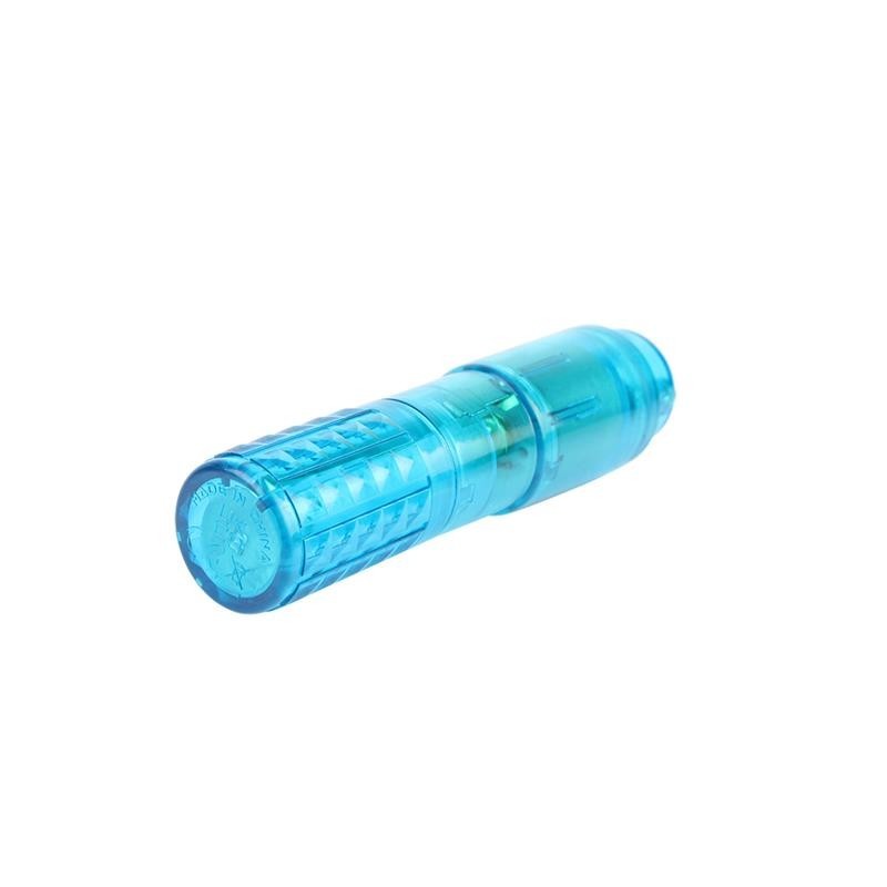 Mini Vibromasseur 3 tetes Bleu