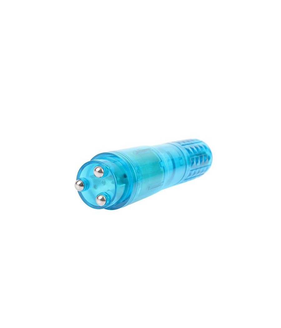 Mini Vibromasseur 3 tetes Bleu