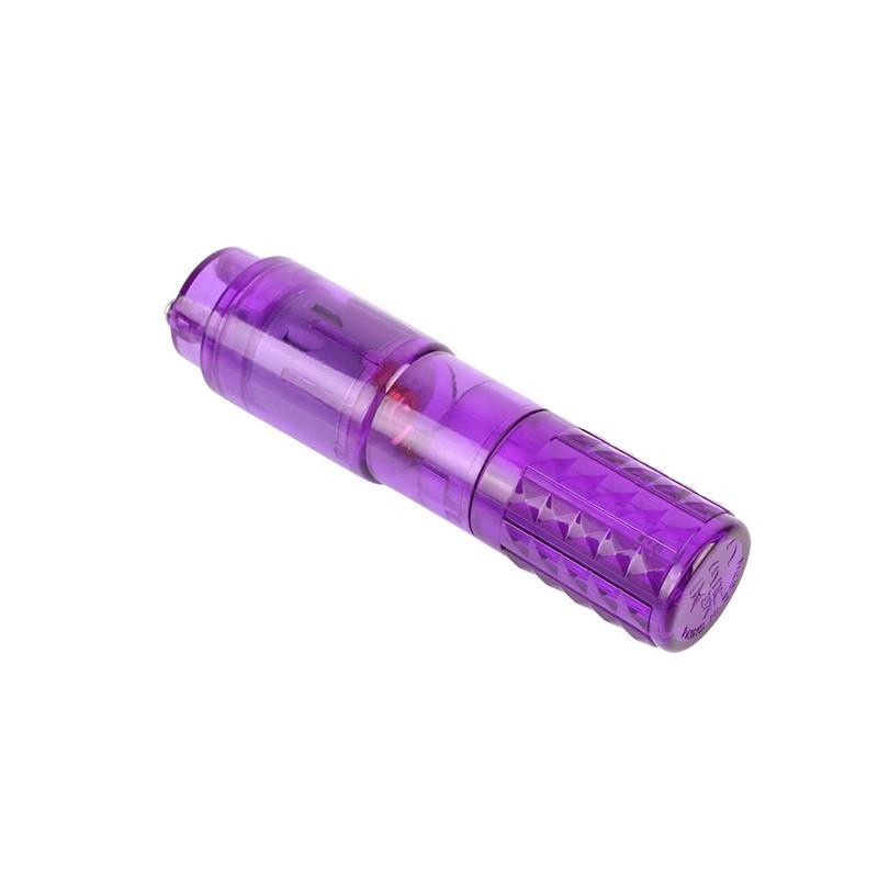 Mini Vibromasseur 3 tetes mauve