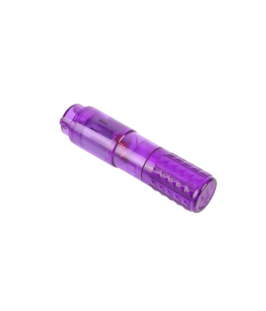 Mini Vibromasseur 3 tetes mauve