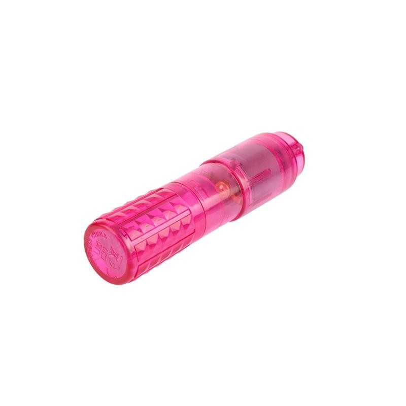 Mini Vibromasseur 3 tetes Rose
