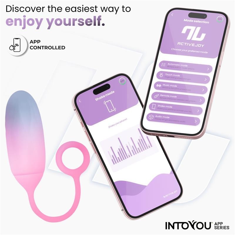 oeuf avec APP silicone Double couche bleu/rose