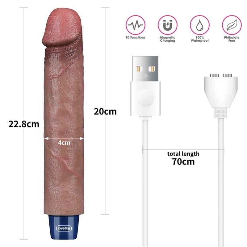vibromasseur réaliste 9 USB