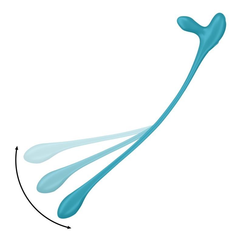 Plug & play 1 vibromasseur Anal Flexible Bleu