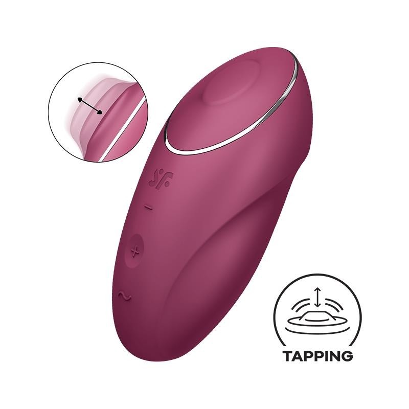 Tap and Climax 1 vibromasseur et Tapping rouge