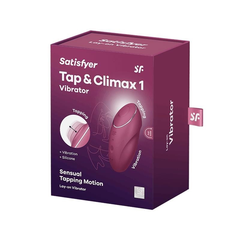Tap and Climax 1 vibromasseur et Tapping rouge