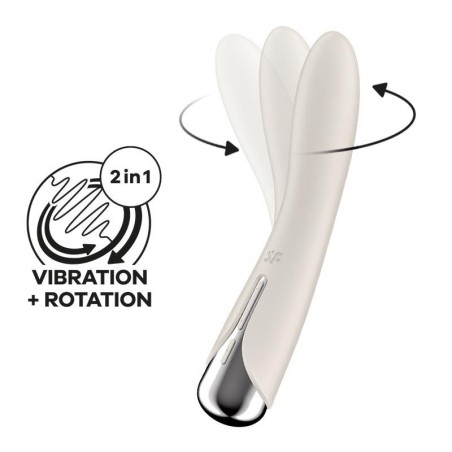 Spinning Vibe 1 vibromasseur et Rotateur Beige