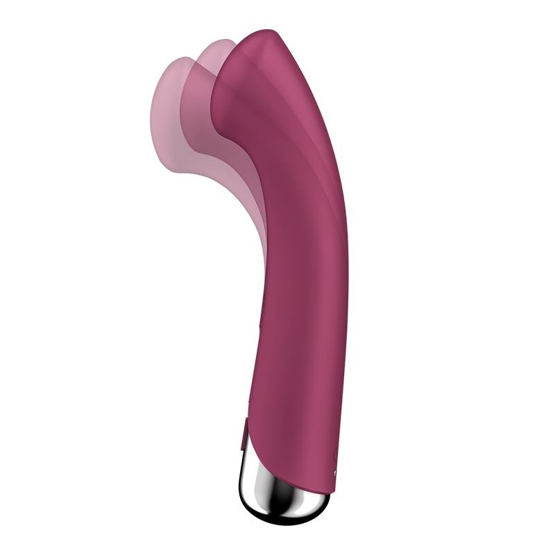 Spinning G-Spot 1 vibromasseur et Rotateur rouge