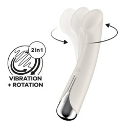 Spinning G-Spot 1 vibromasseur et Rotateur Beige