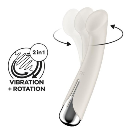 Spinning G-Spot 1 vibromasseur et Rotateur Beige