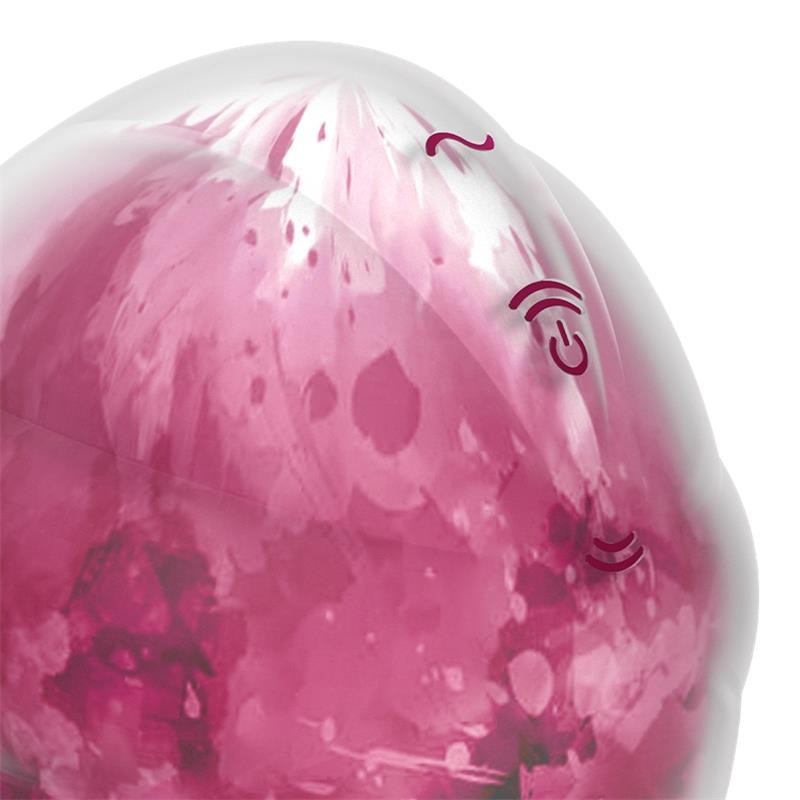 Cloud Dancer suceur et Vibromasseur rouge Imprimé