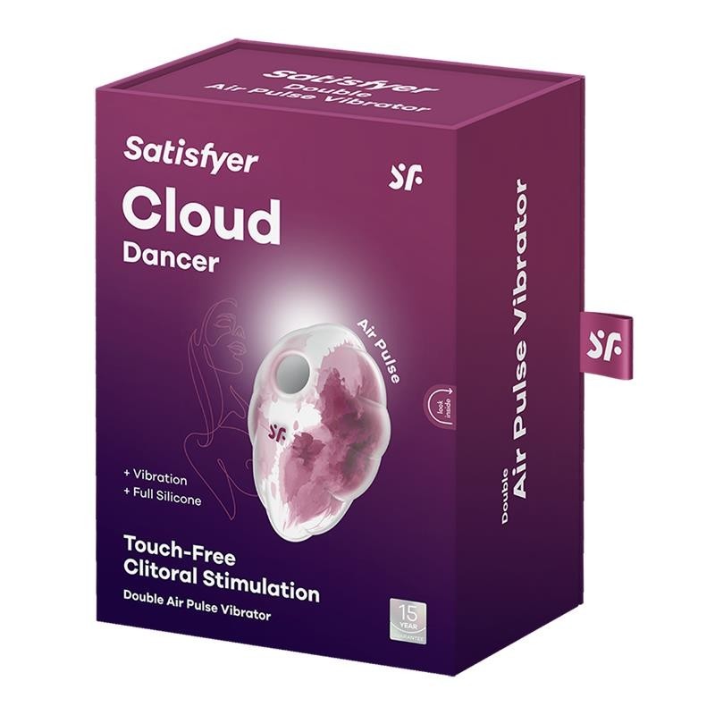 Cloud Dancer suceur et Vibromasseur rouge Imprimé