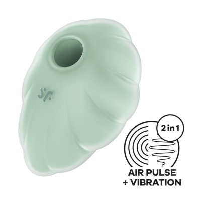 Cloud Dancer suceur et Vibromasseur menthe