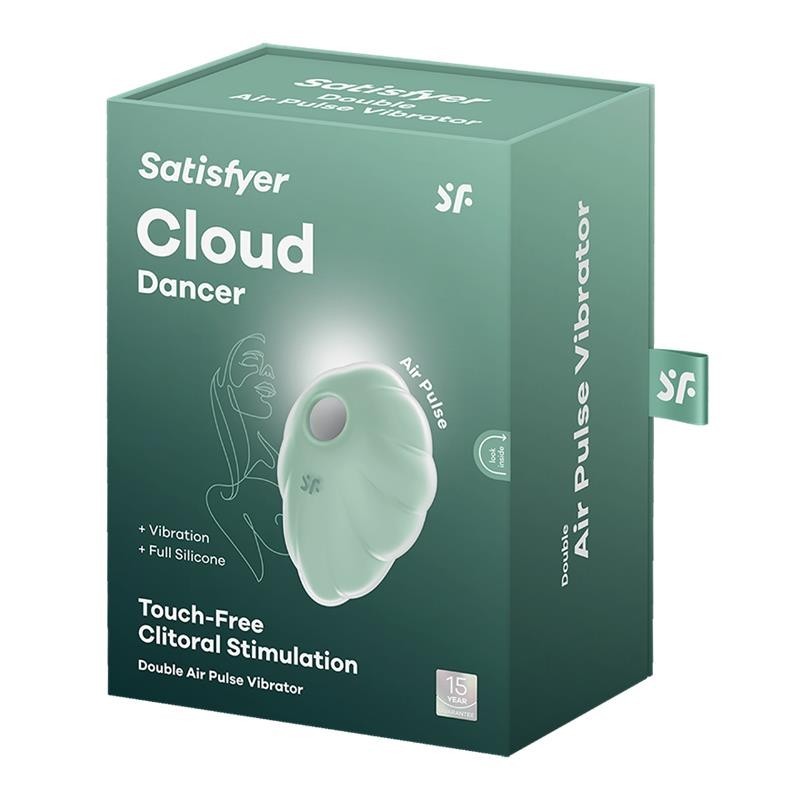 Cloud Dancer suceur et Vibromasseur menthe
