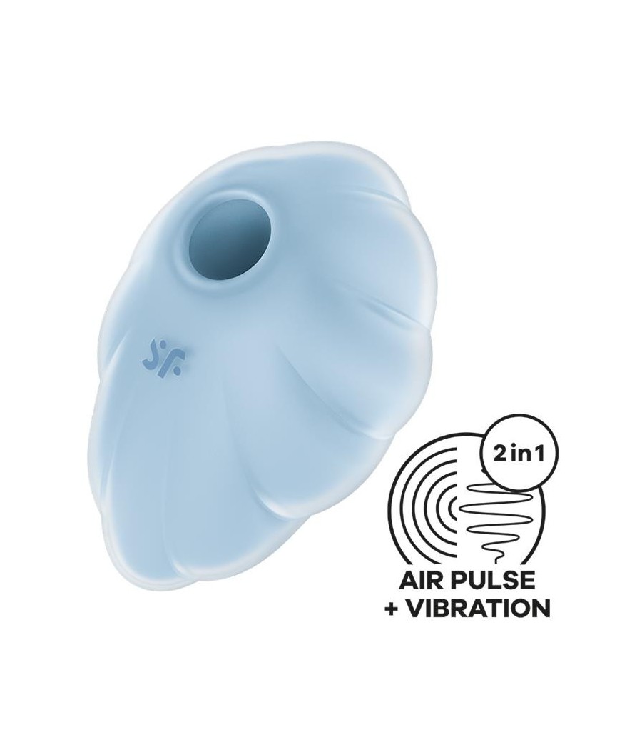 Cloud Dancer suceur et Vibromasseur Bleu