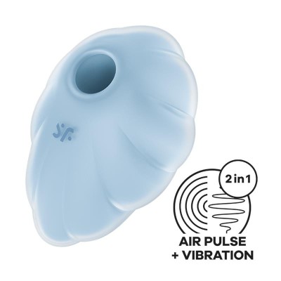 Cloud Dancer suceur et Vibromasseur Bleu