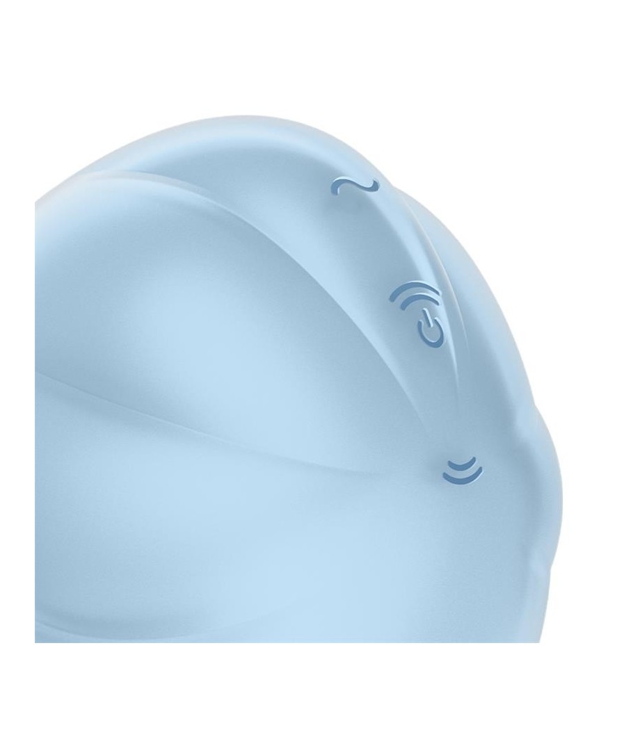 Cloud Dancer suceur et Vibromasseur Bleu