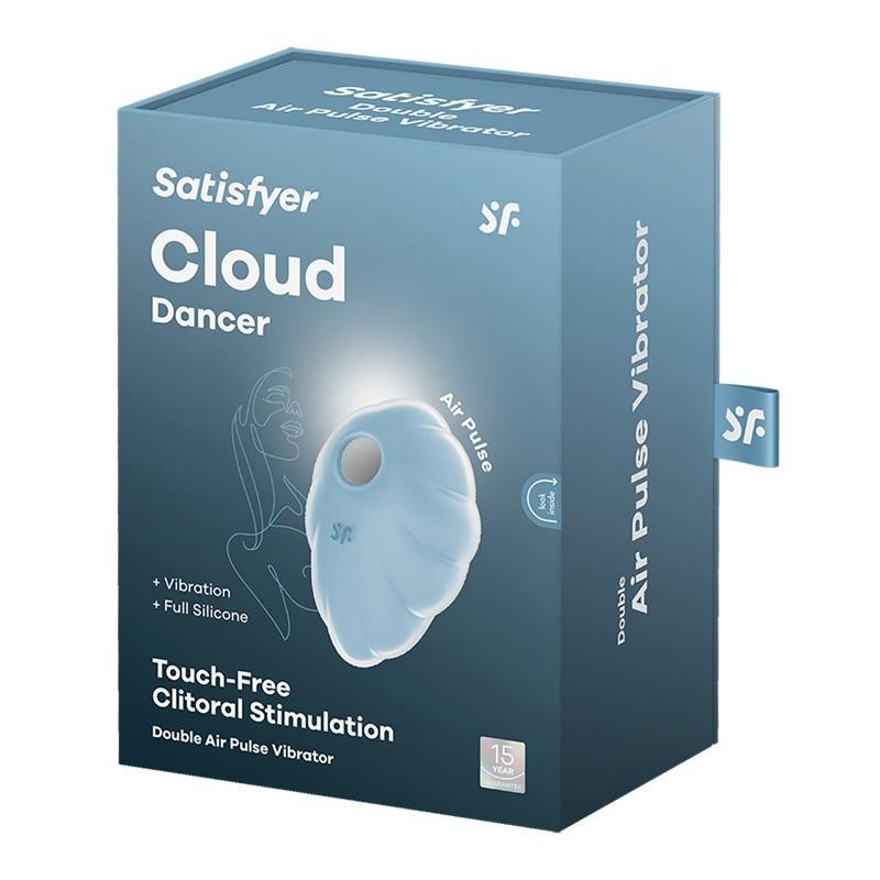 Cloud Dancer suceur et Vibromasseur Bleu