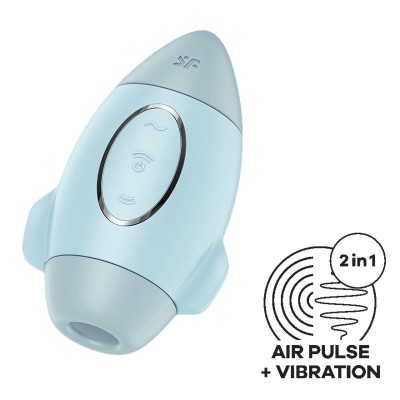 Mission Control suceur et Vibromasseur bleu
