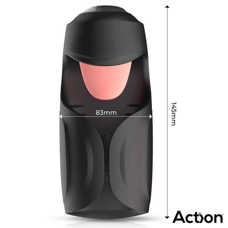 Masturbateur Kubex avec langue, pulsation et vibration