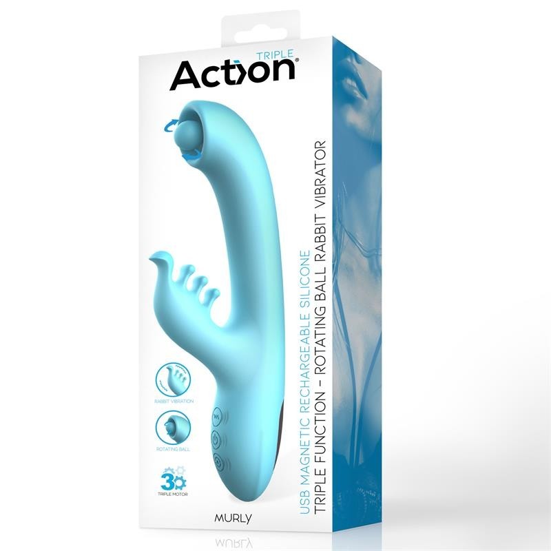 Boule de massage Murlet Soft 360º vibrant double - 3 moteurs