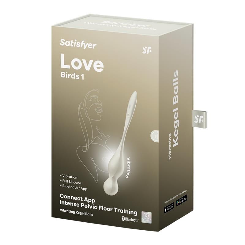 Love Birds 1 boules Kegel avec APP Blanc