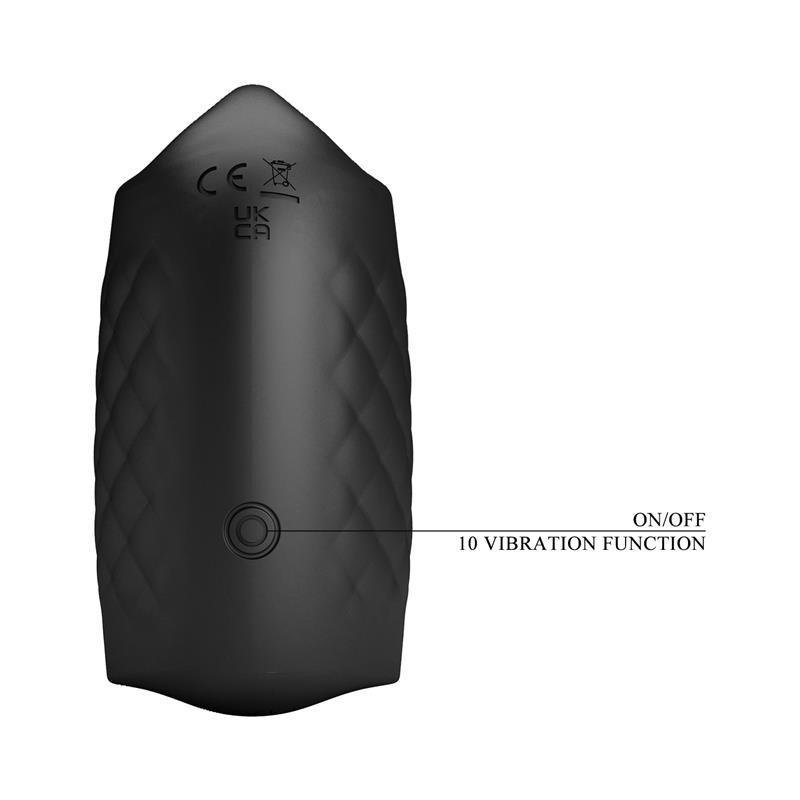 Masturbateur Black Glans Trainer Manuel vibrant