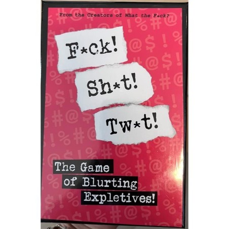 Jeu de table F*ck! Merde ! Tw*t !