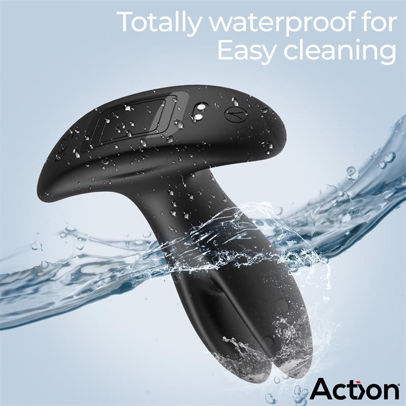 Pinset Plug Anal Extensible avec télécommande