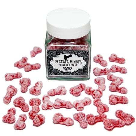 Boîte 40 bonbons pénis gout fraise/cerise