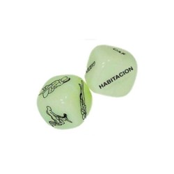 2 dès fluorescents positions et endroits