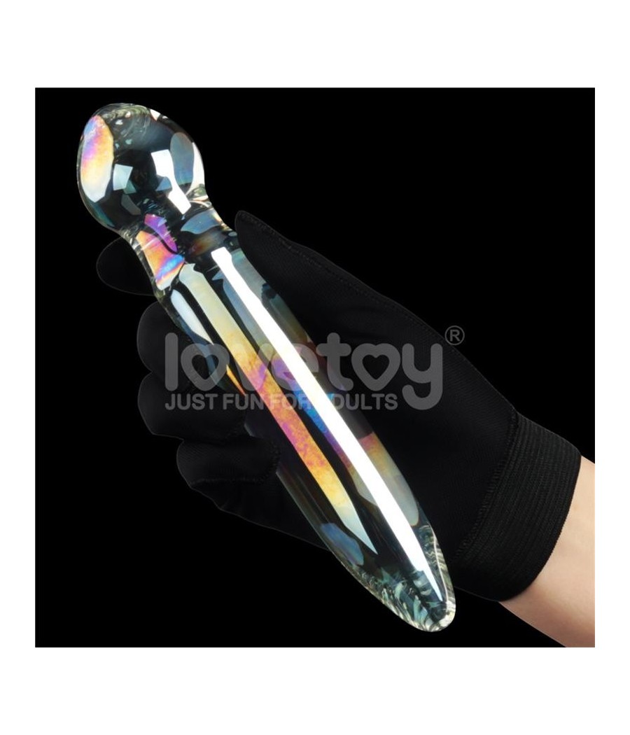 Gode en verre qui phosphorescent Twilight Gleam Prism Glass