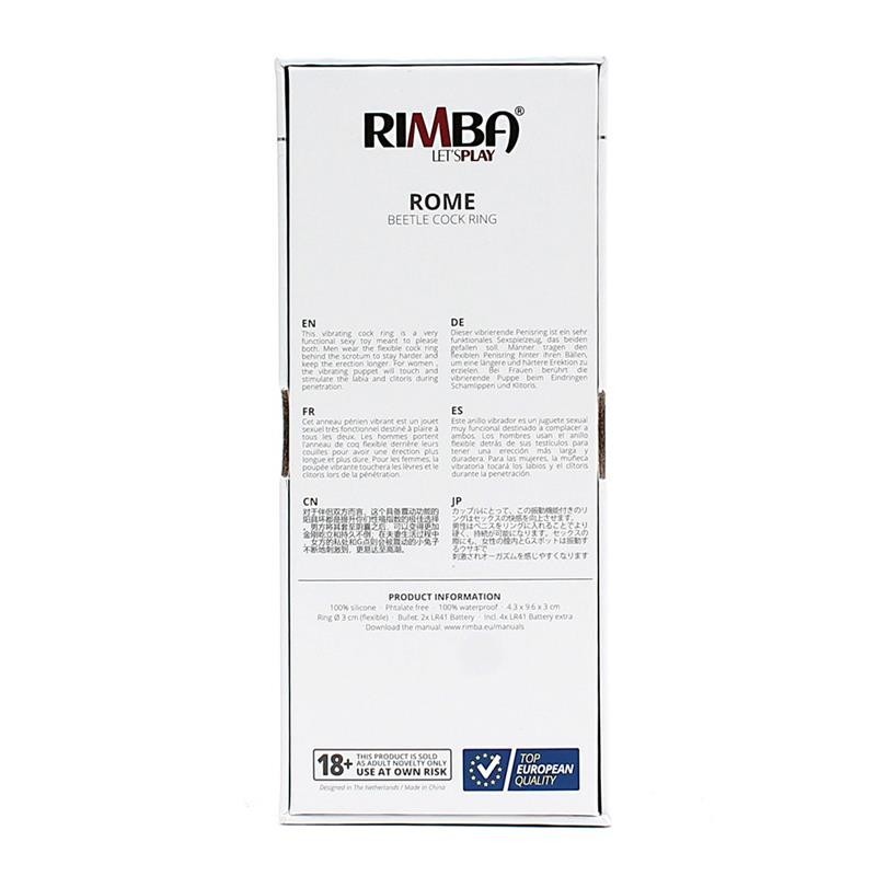 Anneau pour pénis Rome noir