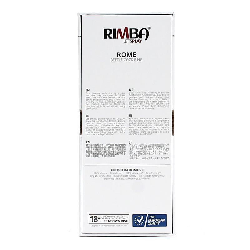 Anneau à pénis Rome rose