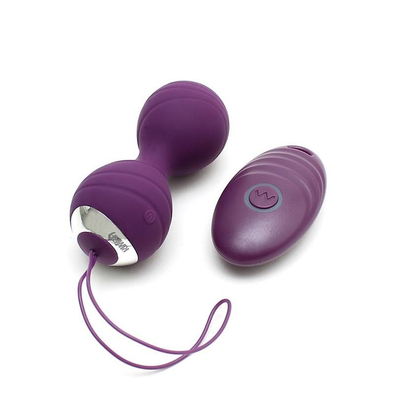 boules Kegel vibrant avec Contrôle Remorto Cannes mauve