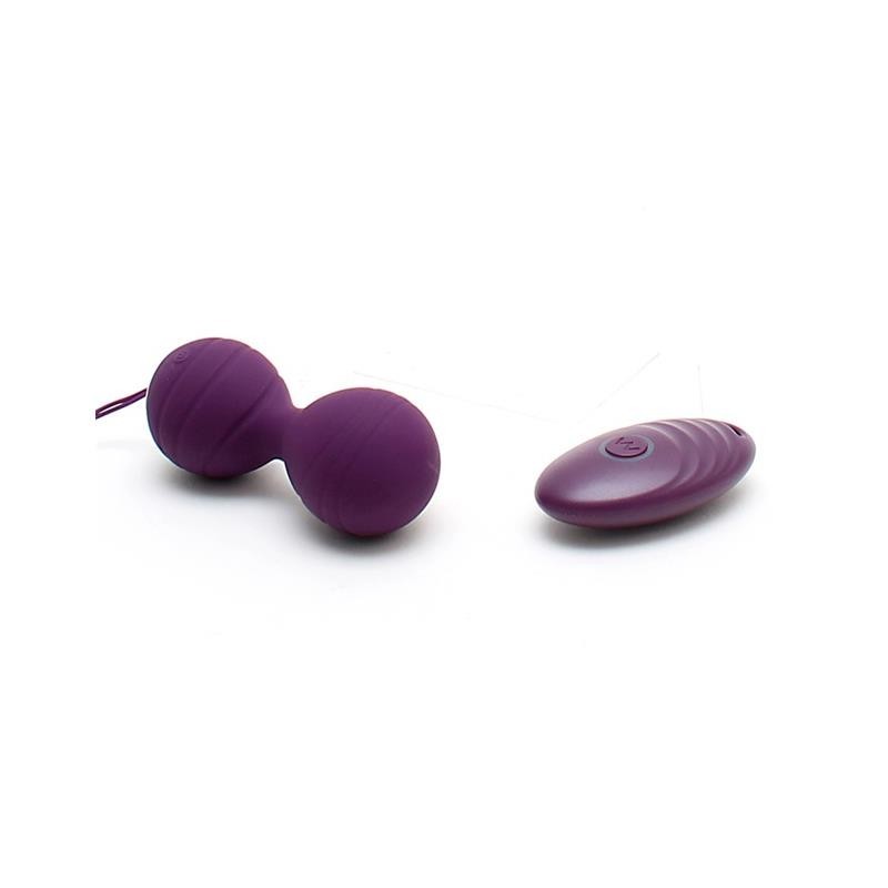 boules Kegel vibrant avec Contrôle Remorto Cannes mauve