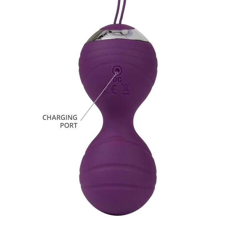 boules Kegel vibrant avec Contrôle Remorto Cannes mauve