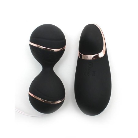 boules Kegel avec télécommande et stimulateur Ibiza noir