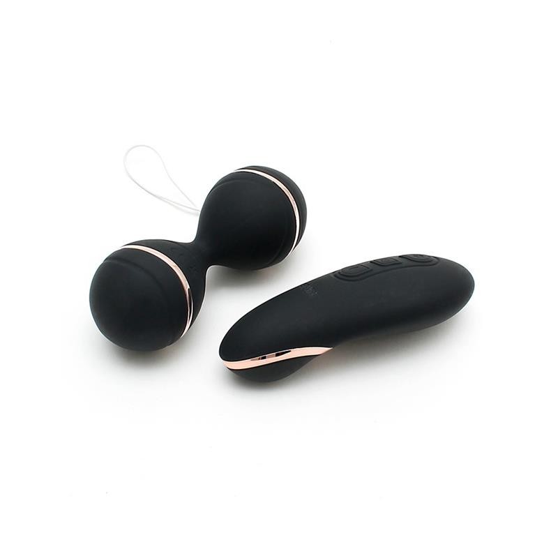 boules Kegel avec télécommande et stimulateur Ibiza noir