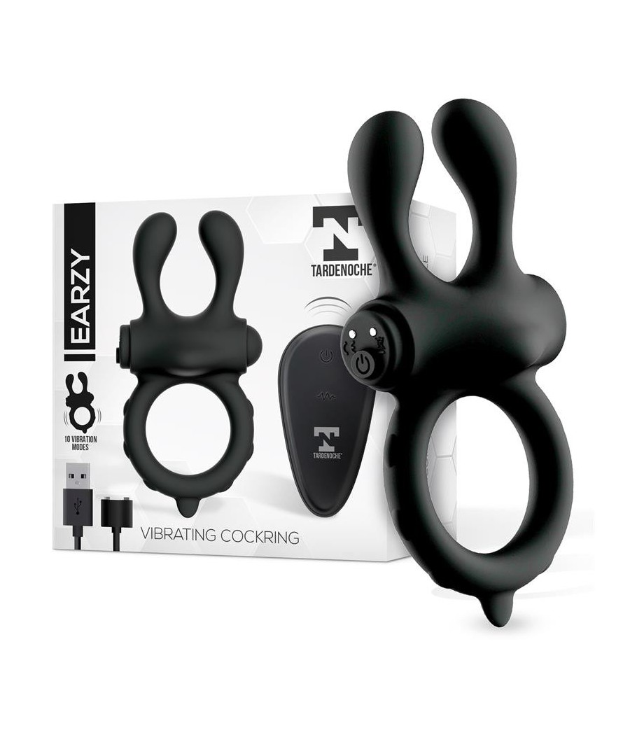 Earzet Anneau Vibromasseur telecommande USB magnetique silicone