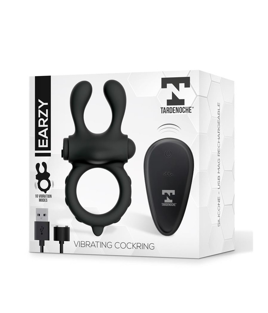 Earzet Anneau Vibromasseur telecommande USB magnetique silicone