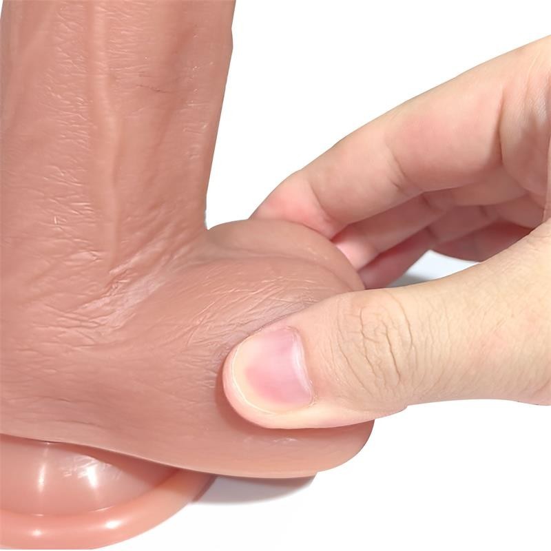 Tiberio Gode réaliste Turbo Shaking avec poussée, rotation 360º et contrôle à distance silicone liquide