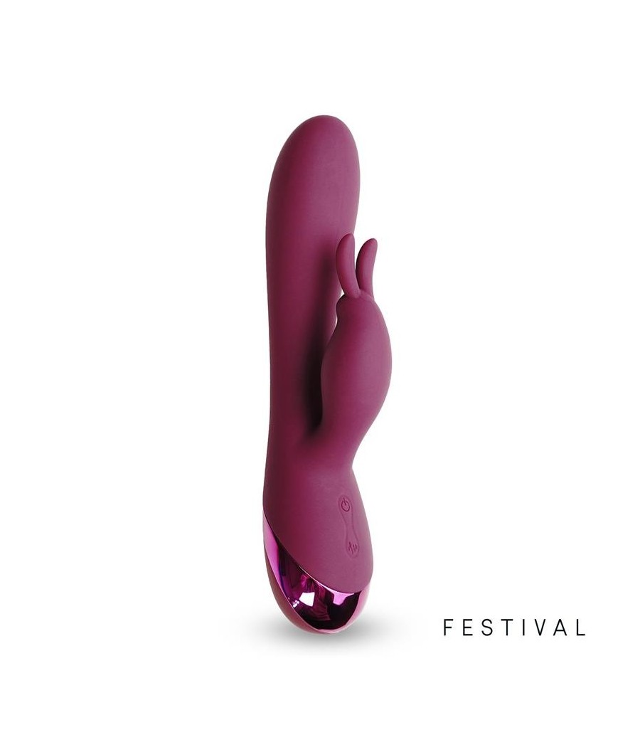 Brole Vibromasseur Rabbit USB rouge