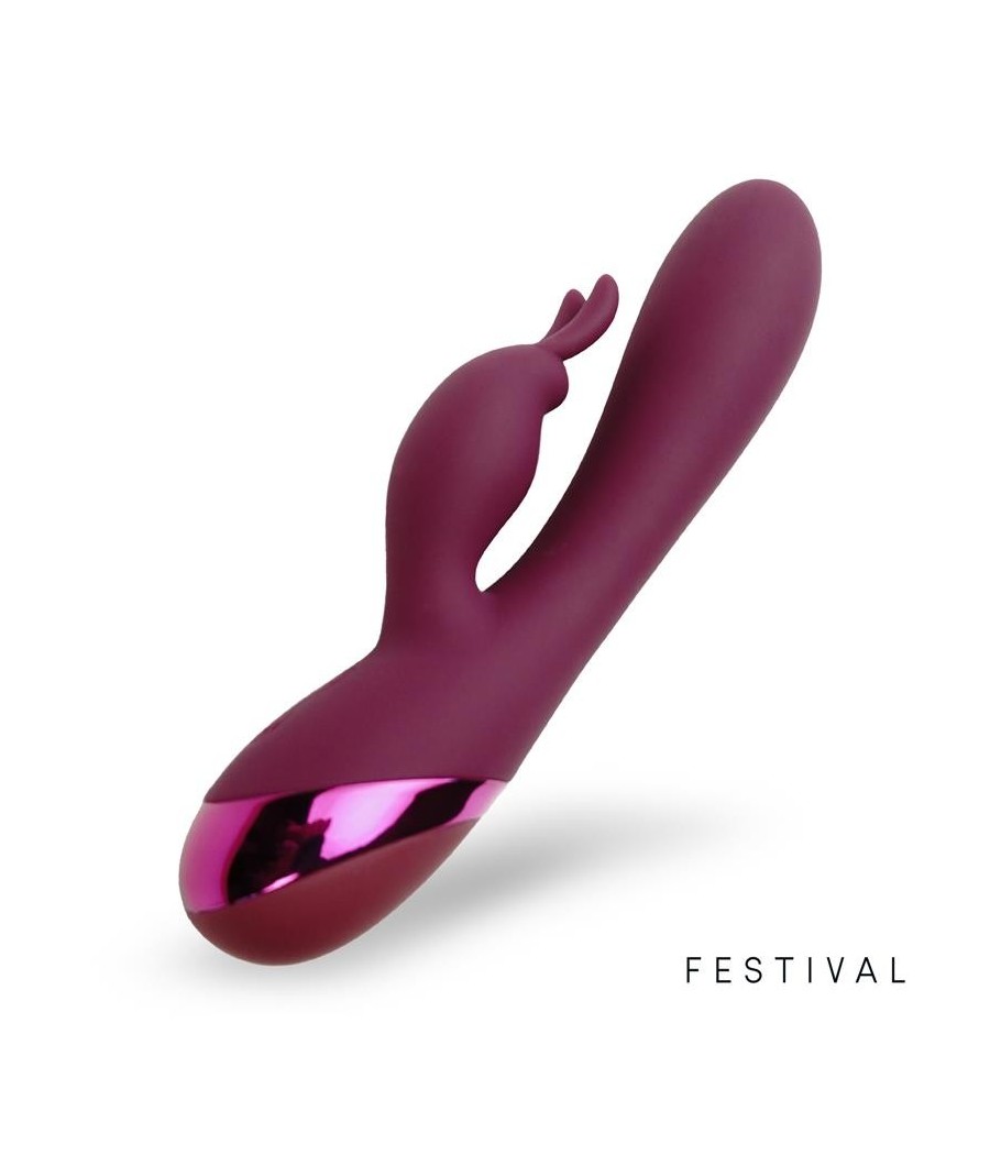 Brole Vibromasseur Rabbit USB rouge