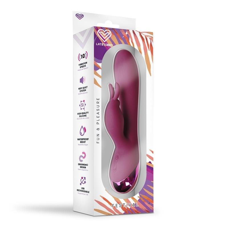 Brole Vibromasseur USB rouge