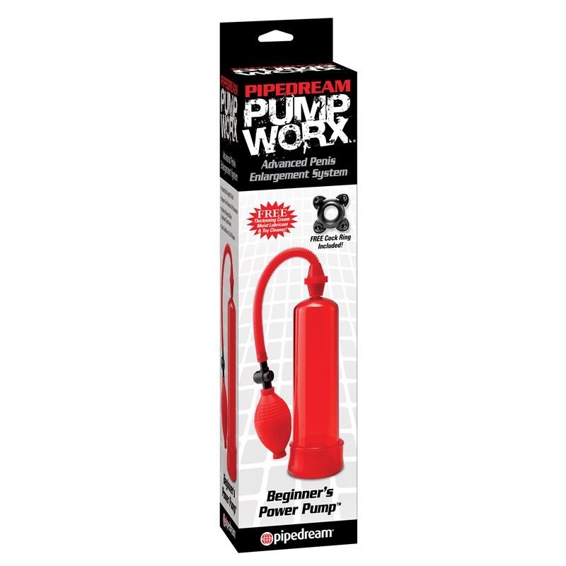 Pump Worx suceur débutants couleur rouge