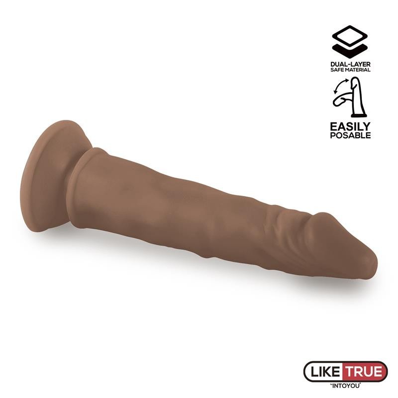 Lenser Gode réaliste Gode Articulable-Posable 8 Marron